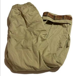 haband men's flannel lined pants